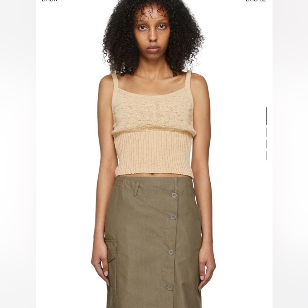 OUR LEGACY
Beige Peyote Tank Top